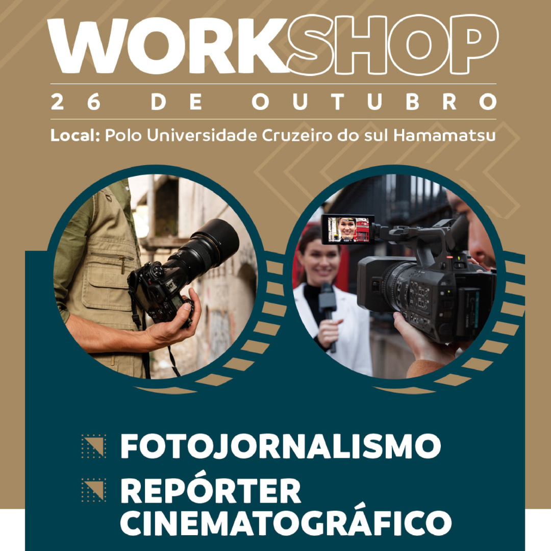 WorkShop Fotojornalismo e Repórter Cinematográfico